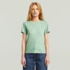 Överfärgad t-shirt med sömmar framtill Överfärgad t-shirt med sömmar framtill