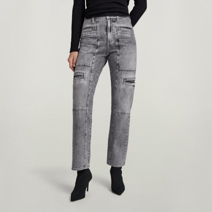 Viktoria Utility Höga Raka Jeans Viktoria Utility Höga Raka Jeans