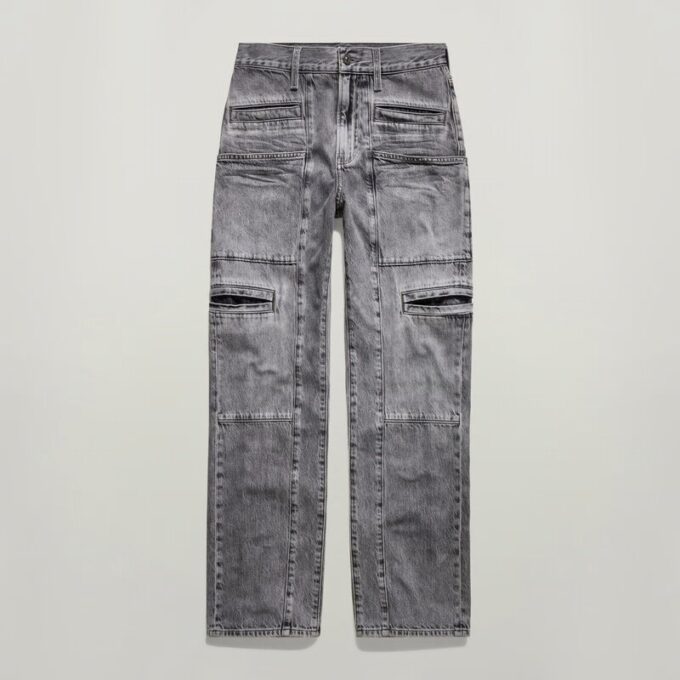 Viktoria Utility Höga Raka Jeans Viktoria Utility Höga Raka Jeans