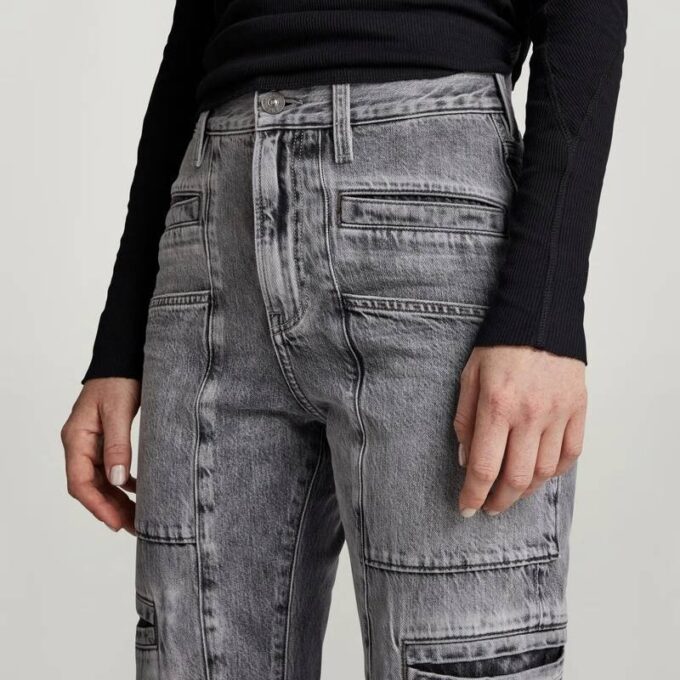 Viktoria Utility Höga Raka Jeans Viktoria Utility Höga Raka Jeans