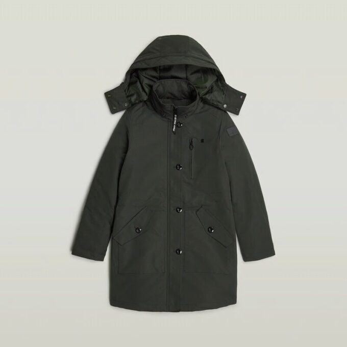 Vodan vadderad smal parkas med huva Vodan vadderad smal parkas med huva