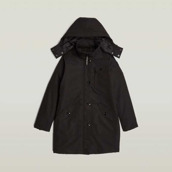 Vodan vadderad smal parkas med huva Vodan vadderad smal parkas med huva