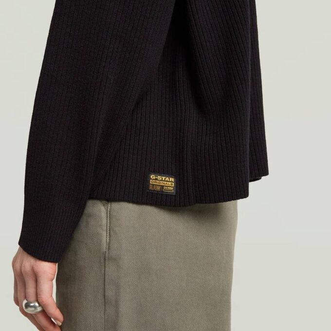 Vävd blandad ribbad stickning Vävd blandad ribbad stickning