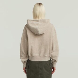 Washed A Line Script Hoodie