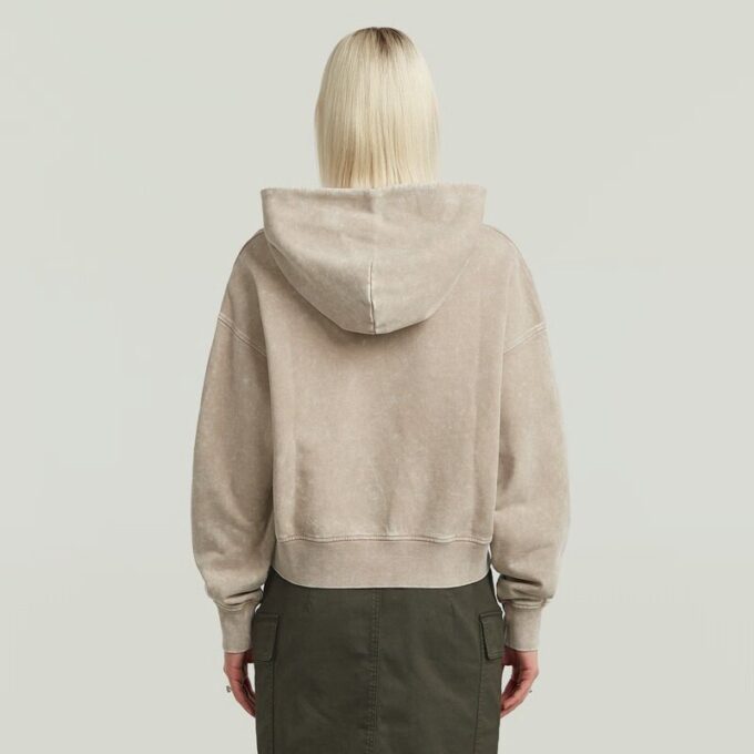 Washed A Line Script Hoodie Washed A Line Script Hoodie
