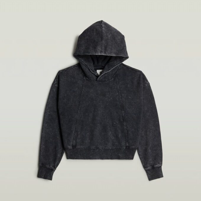 Washed A Line Script Hoodie Washed A Line Script Hoodie