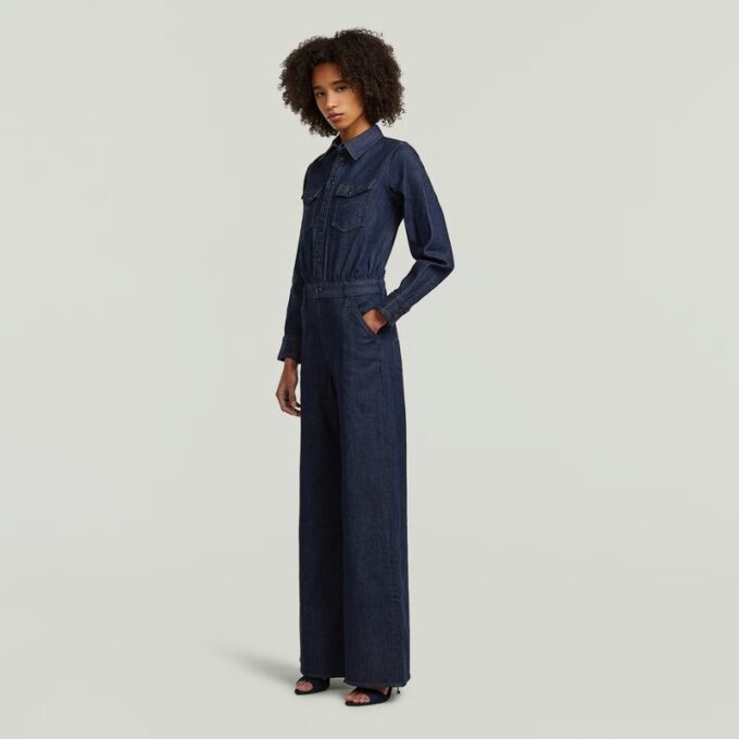 Western Jumpsuit med vida ben Western Jumpsuit med vida ben