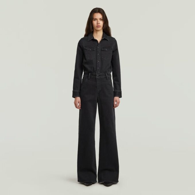 Western Jumpsuit med vida ben Western Jumpsuit med vida ben