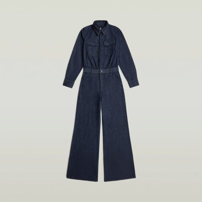 Western Jumpsuit med vida ben Western Jumpsuit med vida ben